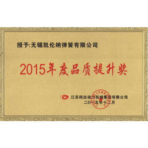 品質(zhì)提升獎(jiǎng)